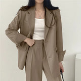 Toloer Suit Jacket Female 2024 New Spring And Fall Korean Version Chic Small Suit Jacket Design Sense Minority-Outfit