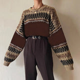 90's Aesthetic Sweater-Outfit