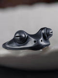 vintage bangle ring with frog