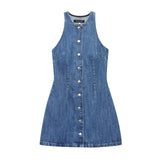Homemade New Women's Fashion Stylish Denim Mini Dress