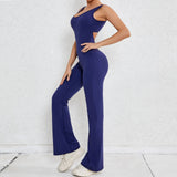 Toloer Sha Hollow Out Beauty Back Onesie Clothing Peach Lift Buttock Sports Fitness Clothing Micro La Conjoined Yoga Suit Onesie-Outfit