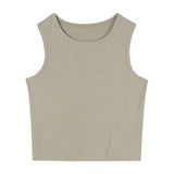 Toloer Women's Wear 2023 Summer Sleeveless Black Inside With Sexy Short Outside