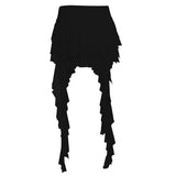 2025 Summer New Women's Clothing Pure Hot Girl High Waist Irregular Design Short