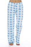 Classic Plaid Home Casual Trousers Loose