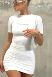 Two Piece Sets Womens Outfits T Shirt Crop Top And Mini Skirt Suit Streetwear Club Party Fit Slim Y2K Fashion Ladies