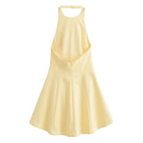 New Wave Swing Hanging Neck Dress