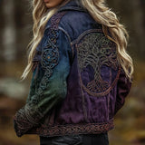Trend 3D Digital Pattern Printing Fashion High Street Denim Jacket Men And