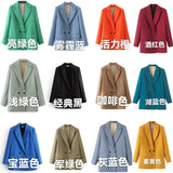 Women's Jacket Jacket Spring And Autumn Classic Repair Trend Two Buckle 23 Color