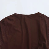 Spring Pure Lust Wind Sexy U-Neck Casual Elastic Waist A-Word Dress
