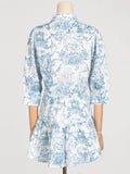Style Print Top + Skirt Women Spring 2025 New Two Sets Of High-End Comfortable Casual Fashion