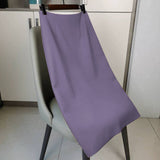 And Summer 2025 New OL Commuter Professional Bag Hip Skirt In The Long Black High-Waist A Word Straight Suit