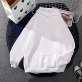Solid White Blank Board Jacket Can Be Printed LOGO Men's And Women's Clothing