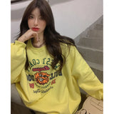 Bull Dogs Logo Graphic Sweatshirt-Outfit