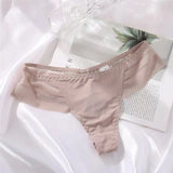 Ice Silk Splicing Lace Thong Strip Stripe One-Striped Sports Fitness High-Ply Pick-Up-Up