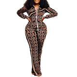 2025 New Women's Long-Sleeved Zipper Trousers