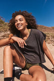 Women's Clothing 2025 New Women's Back Sports Yoga T-Shirts Are Relaxed And Casual