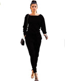 Toloer New Women's Wear Autumn And Winter Urban Leisure Two-Piece Set-Outfit