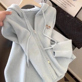 Toloer Spotted Dog Watery Wool Sweater Women Winter Soft Languid Horse Hair Long Knitted Blouse Autumn And