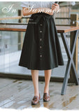 Vintage Cotton Skirts Women 2020 Spring High Waist Soft Ladies Long Skirt Korean Bow-knot Pleated Midi Skirt