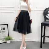 Yarn Skirt Women's Summer Long A Skirt High Waist 100 Folding Skirt 2025 Thin Soft Hanging Yarn