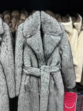 Winter Imitation Fur Coat Women's 1200 Grams Warm Plush