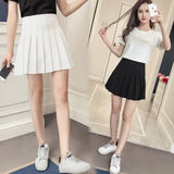 Toloer Skirt Spring And Summer Female 2024 New Student Korean Version Short Style Slim Skirt High Waist Short Skirt Female Student Skirt Female-Outfit