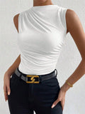 Women's 2025 Spring And Summer New Fashion Solid Colored Vlawless Suede Half-High
