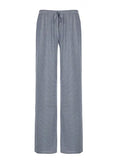 Striped Drawstring Low Waist