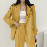 Toloer Suit Jacket Female 2024 New Spring And Fall Korean Version Chic Small Suit Jacket Design Sense Minority-Outfit
