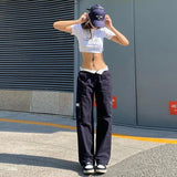 Street Trend Hipster High Waist Straight