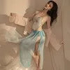 Tiffin Lingerie Autumn New Sexy Mesh Yarn Perspective Lace Hot Pure Teasing Slings Aja Syringe