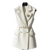 And Autumn New Vest Small Suit Jacket Short Elegant Temperament Casual Slim