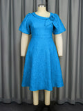 New Tihua Fabric Flower Dress African Grand A Dress