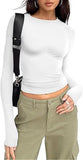 And Winter Bottom New Solid Color Buffet Long-Sleeved Jacket Short T-Shirt