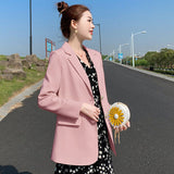 And Autumn Small Suit Jacket Woman 2025 New Fashion Long-Term Small Korean Version Of The Korean Suit