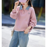 And Winter Fashion Loose Lazy Sweater Comfortable Imitation Sable Coat Female Purple French Gentle Wind Korean