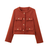 Women's Autumn And Winter Fashion New 15 Color Jacket Small Scent Style Short Suit
