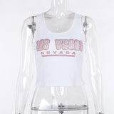 Autumn New Style Personality Trend Small Vest Fashion Leisure All-Purpose Slimming Printing Hot Drill Dress Girl-Outfit