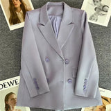 Tidal Suit Jacket Woman 2025 Spring And Autumn New Design Sense Fashion Double Buckle Niche Suit