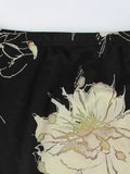 Floral Print Low Waist Maxi