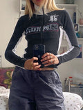 moto jacket with logo