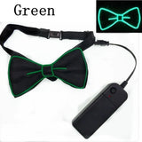 Light Up Mens Bow Tie Necktie Luminous Flashing For Dance Party Christmas Evening Party Decoration-Outfit