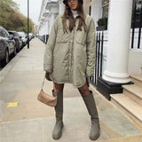 PUWD Casual Woman Loose Thin Fleece Shirt Jacket 2021 Spring Fashion Ladies Warm Button Outwear Female Chic Oversized