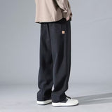 2025 High Street Broad-Legged Workwear Trousers Men's Retro Casual Trousers Trendy Loose Straight