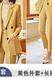 Blazers Women Fashion Elegant Casual Solid Color Long Sleeve Business Single Breasted Outerwear Spring Autumn