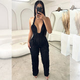 Summer Wave Pattern Sexy Bandeau Casual