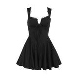 Summer 2025 New Fashion Women's Elegant Ass Dress Vintage Style Temperament Sexy Dress