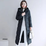 Winter Long Coat For Women Parka Feminina Plus Size Puffer Jacket Harajuku Coats Outerwear Snow Wear Hood Large Sizes