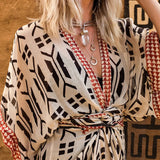 Toloer New Cardigan Loose Long Sunscreen Beach Vacation Coat Bikini Swimsuit Smock Over The Female