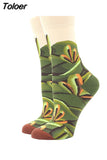 Socks Women Funny Harajuku Colorful Socks Cute Egg Food Art Printing Comfortable Fashion Harajuku Socks 2023